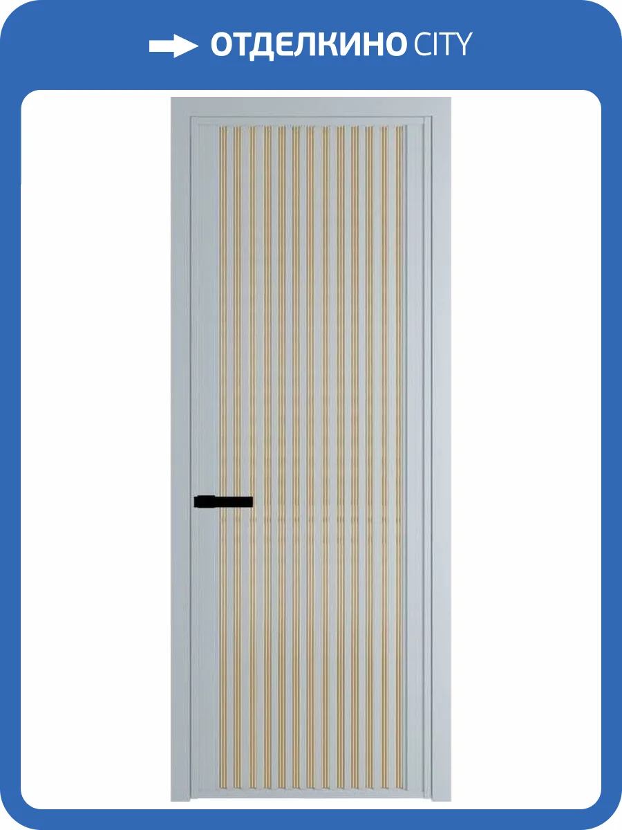 Межкомнатная дверь Profil Doors 3 AGP цвет профиля Серебро, стекло безопасное 6 мм мору золото 700x2000 фото 2