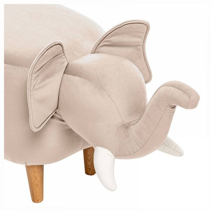 Пуф Leset Slon 2500000189937 Бежевый V18/Белый V01 фото 7