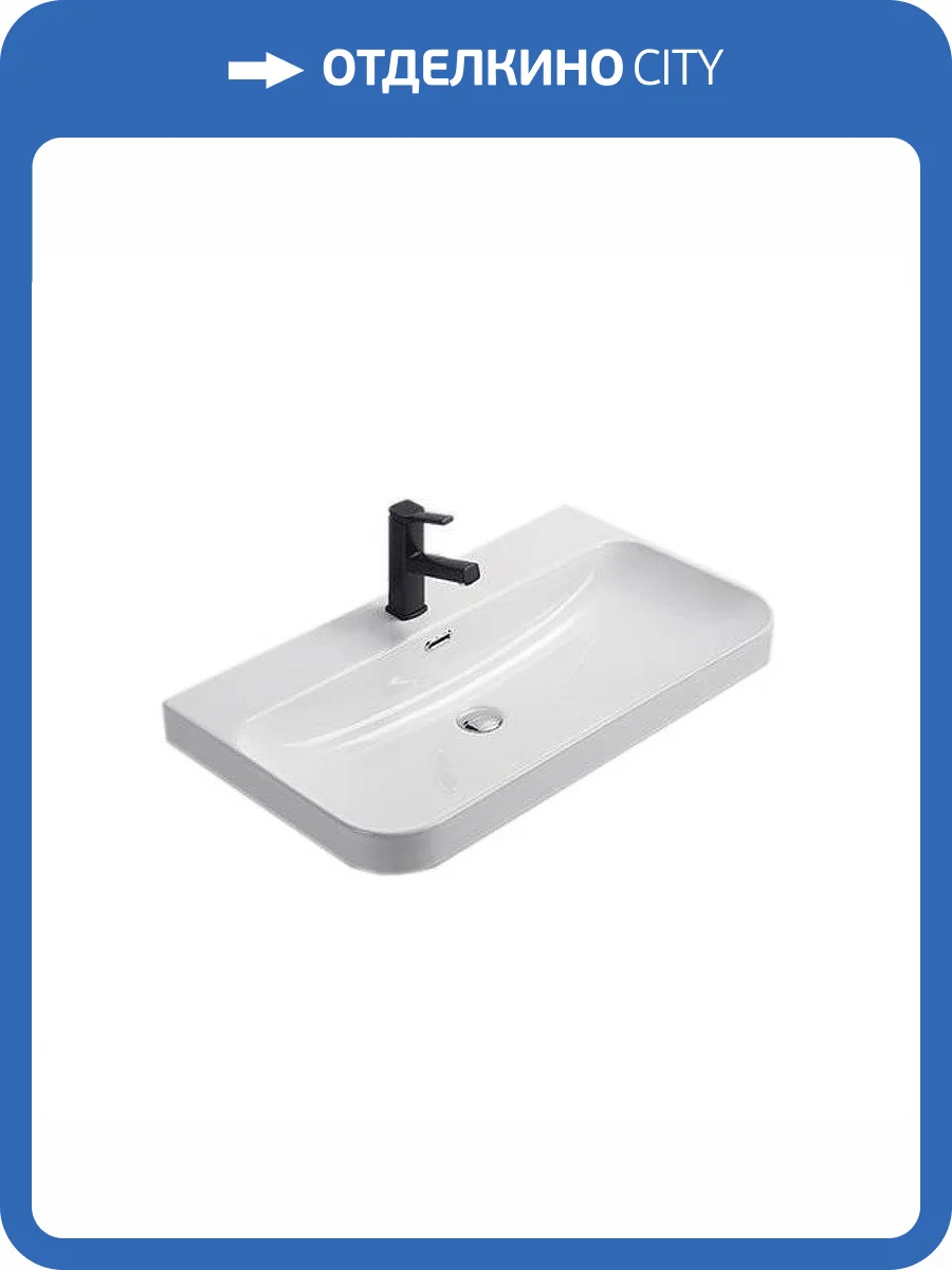 Раковина Gid Integrado 71169 9580s 80 см фото 2