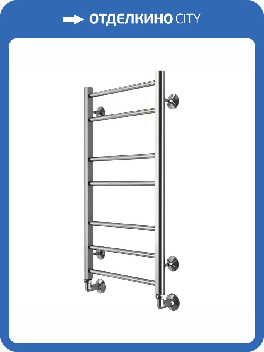 Полотенцесушитель водяной Larusso Джаз Премиум П7 4670078535658 400x800 хром фото 4