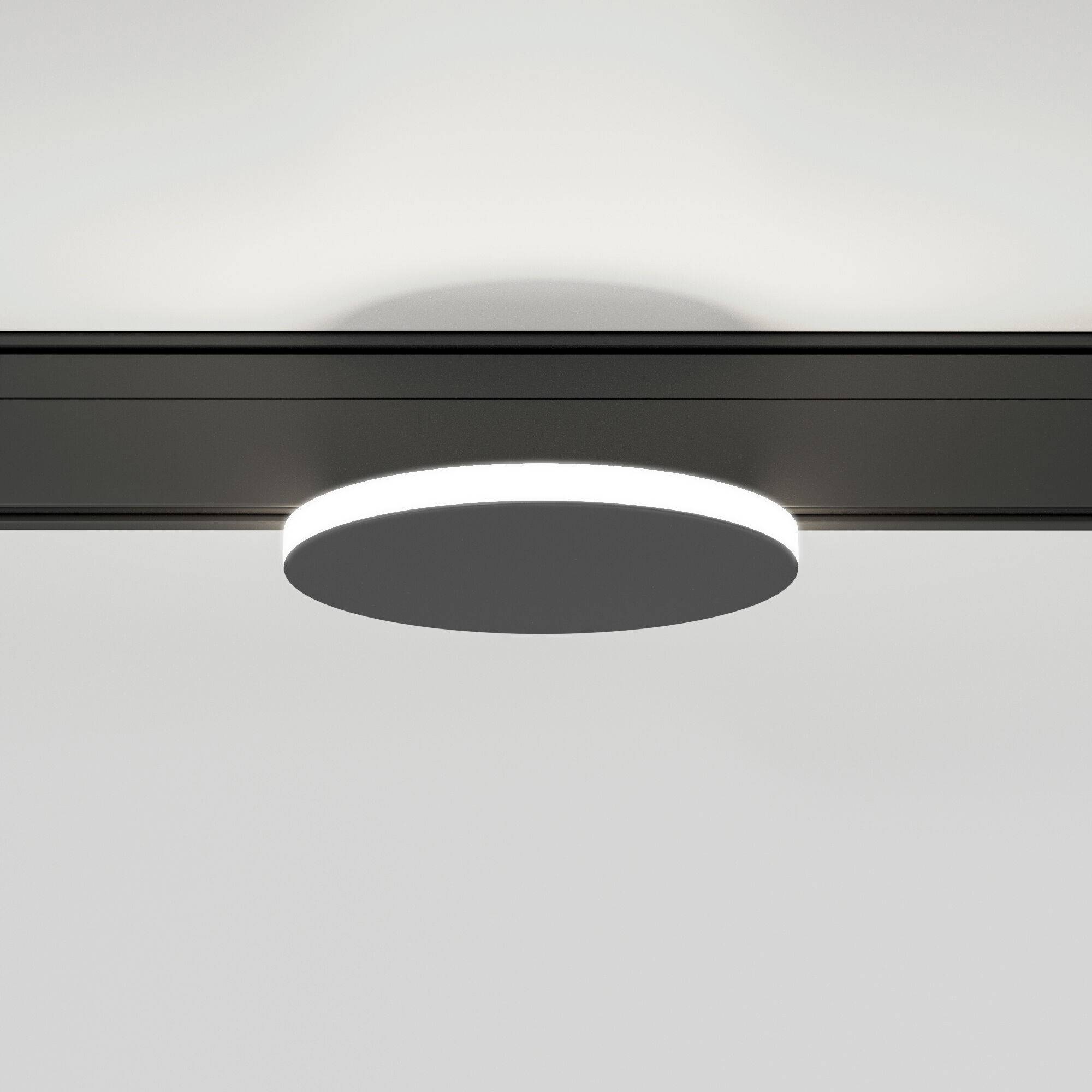 Магнитный трековый светодиодный светильник Elektrostandard Slim Magnetic 85172/01 4W 4000K Cally черный фото 2