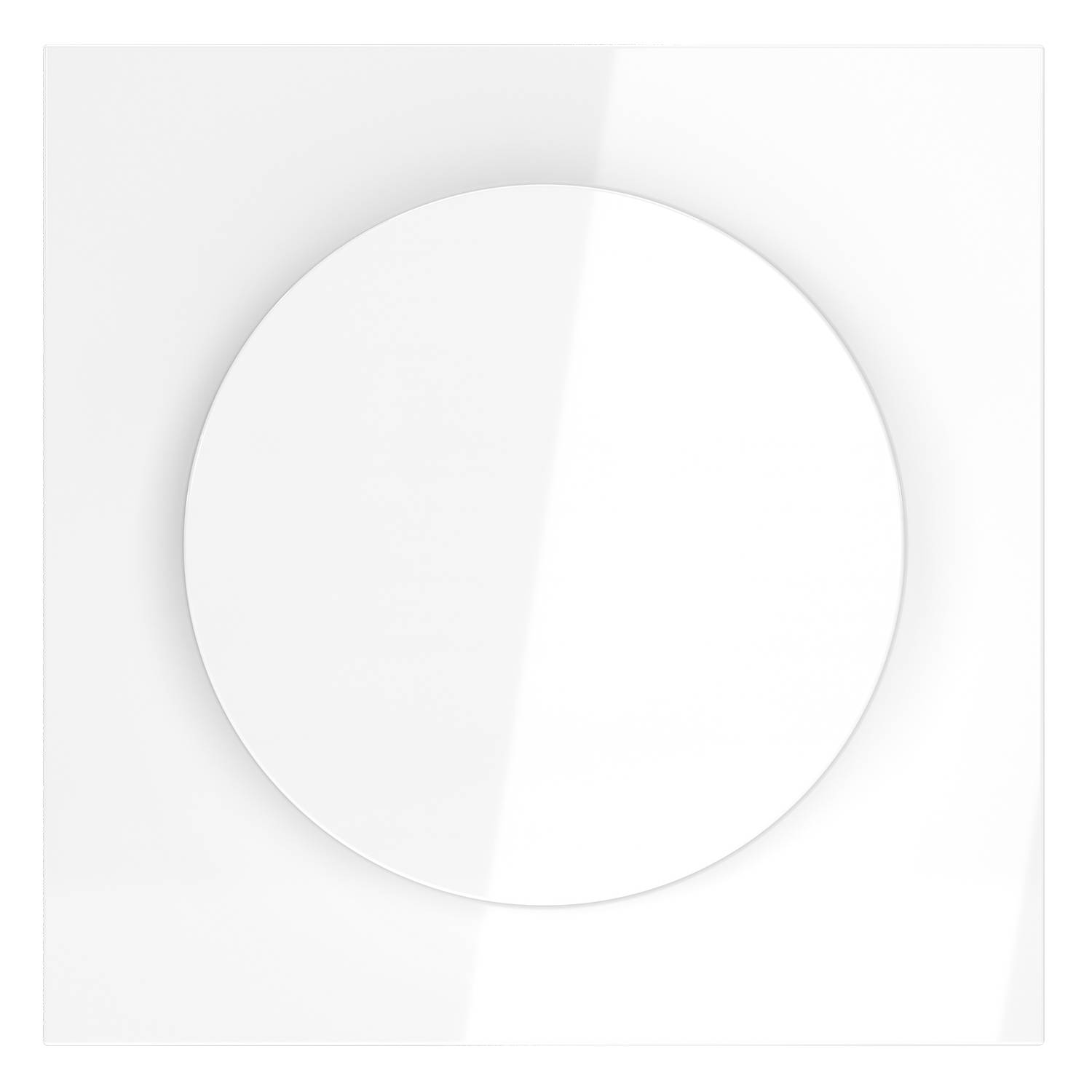 Лицевая панель для светорегулятора поворотно-нажимного Voltum S70 VLS002001 белый фото 2