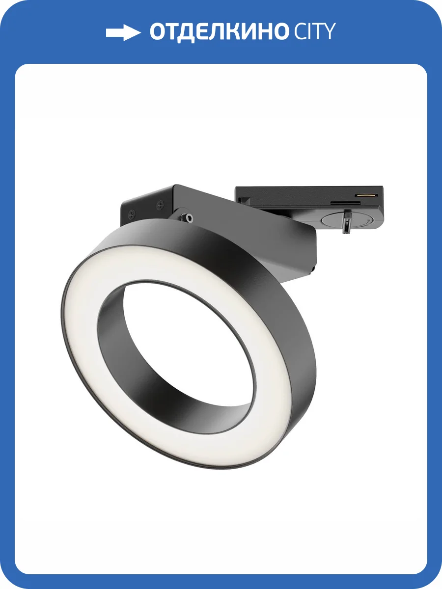 Трековый светильник Technical Rim TR044-1-12W4K-B фото 2