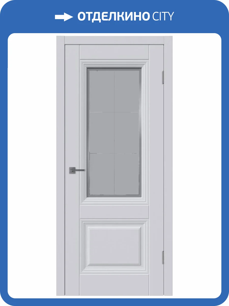 Межкомнатная дверь Владимирская Фабрика Дверей Barcelona 2 Cotton стекло Art cloud cross 600x2000 фото 2