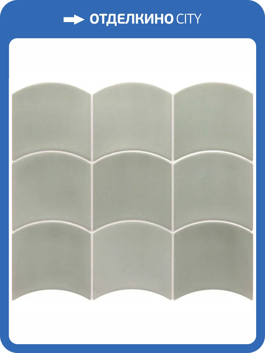 Керамическая плитка Equipe Wave 28839 Moody Blue 12x12 фото 3