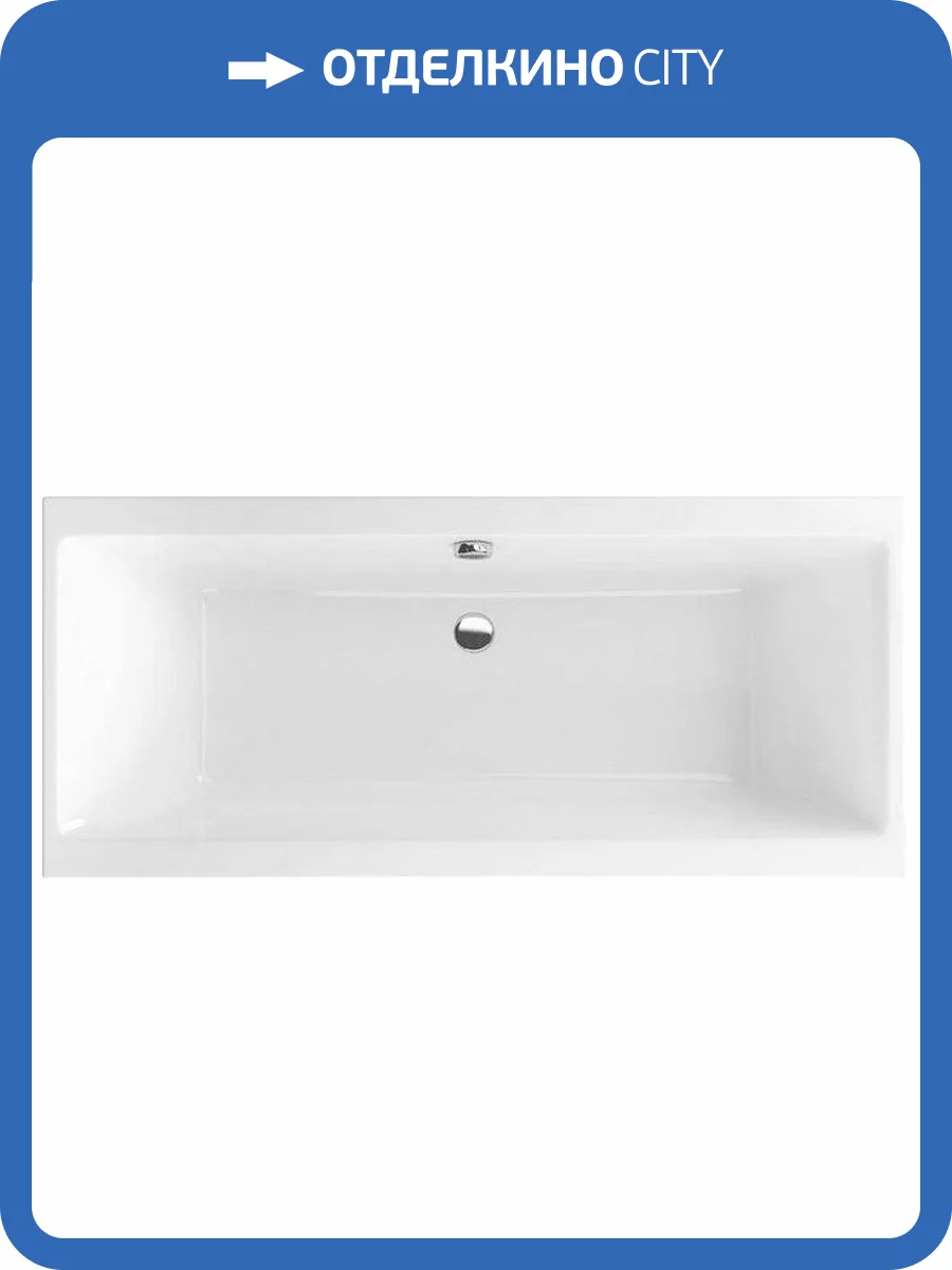 Акриловая ванна для комплекта  Excellent Pryzmat Slim WAEX.PRY16WHS 160x75 фото 2