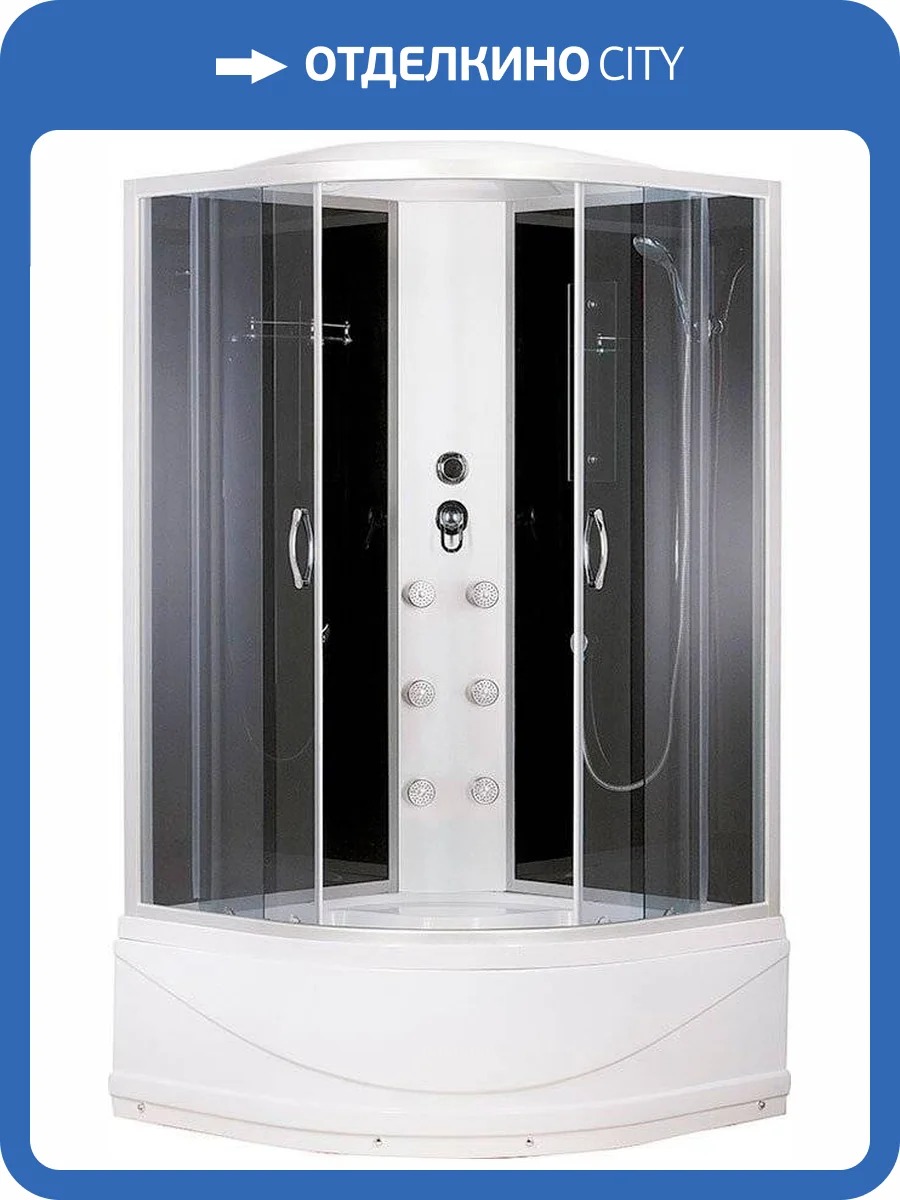 Душевая кабина Erlit Comfort ER3509TPF-C4-RUS с высоким поддоном, с сиденьем фото 9