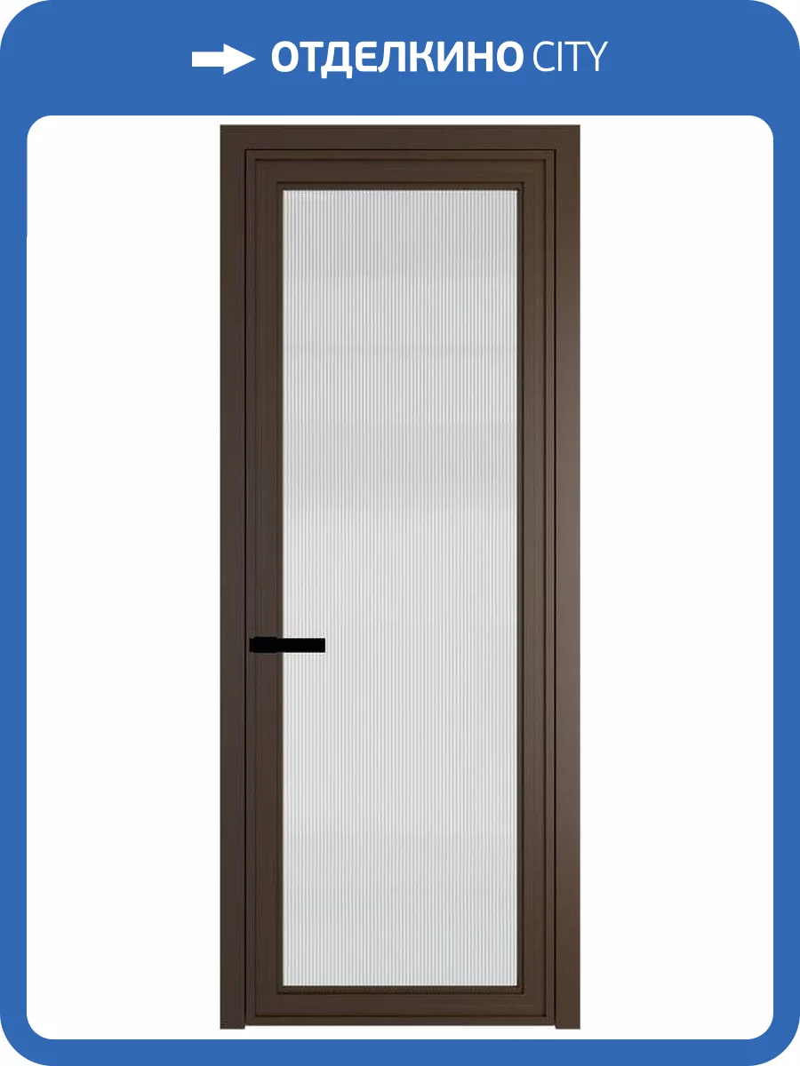 Межкомнатная дверь Profil Doors 1 AGP цвет профиля Деорэ, стекло безопасное 6 мм мору осветленное 800x2000 фото 2