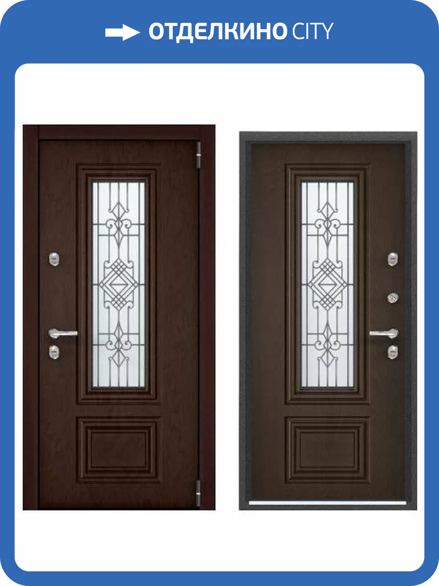 Входная стальная дверь Torex SNEGIR PRO-C PP 3611539 ФМ Черное дерево/ПВХ Дуб коньяк 2000x880 фото 2