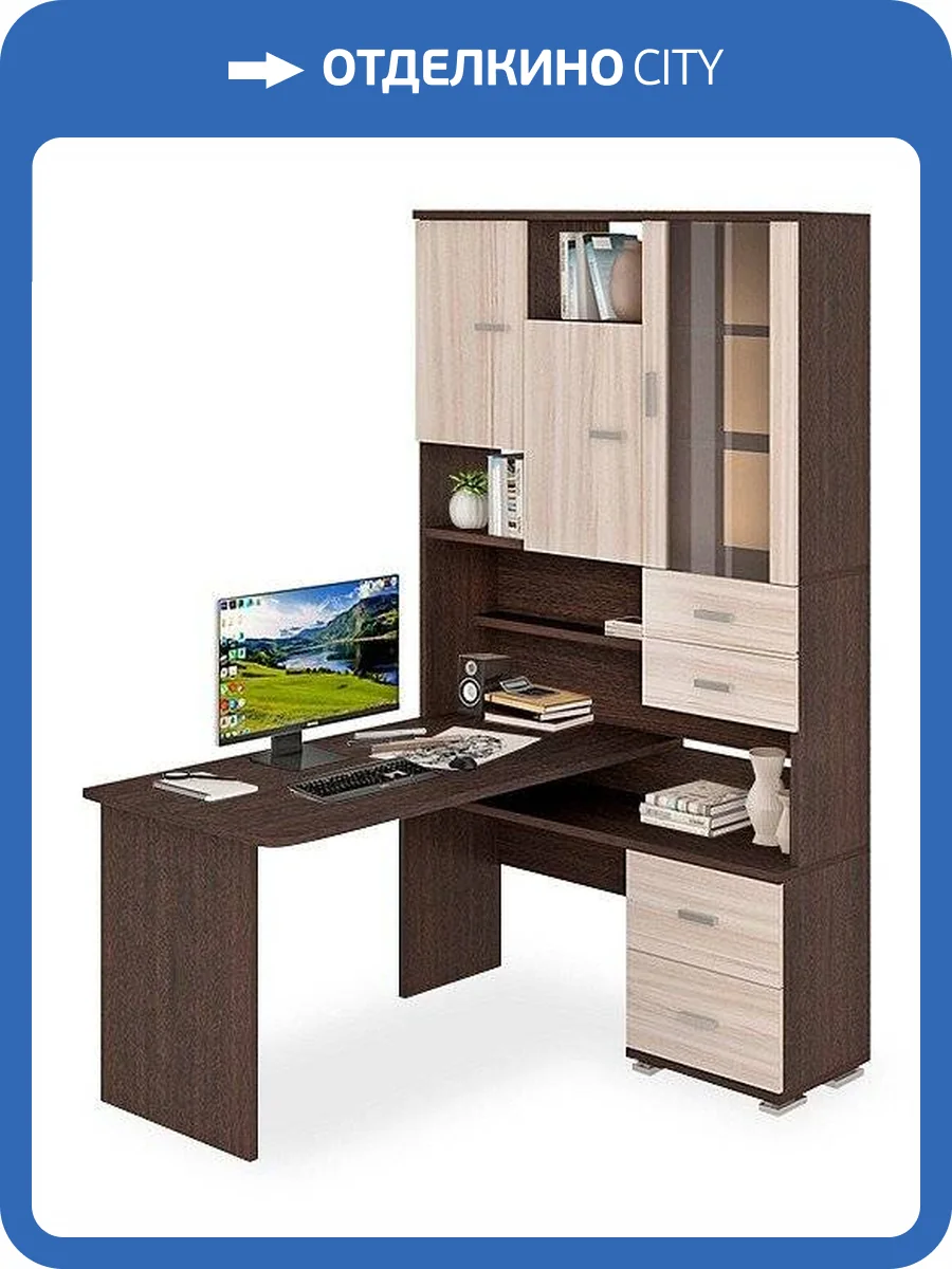 Стол компьютерный Merdes Домино MER_SR-620-140_VKV-PRAV фото 3