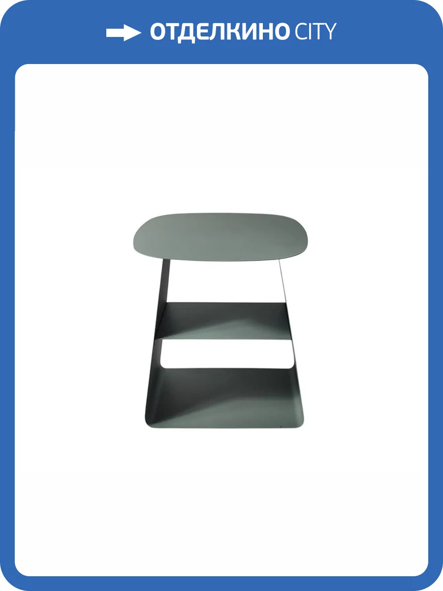 Стол журнальный Stool Group Leyre MT-123S DB-022 зеленый, металл 40x40x44.5 фото 3