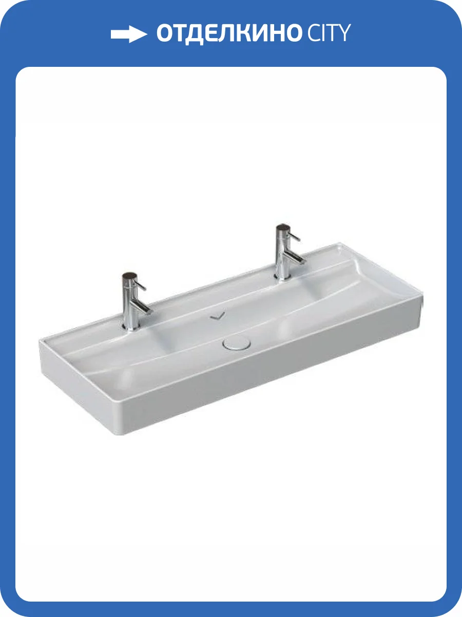 Раковина Isvea Vea 10VAS5121I с сифоном 120 см фото 3