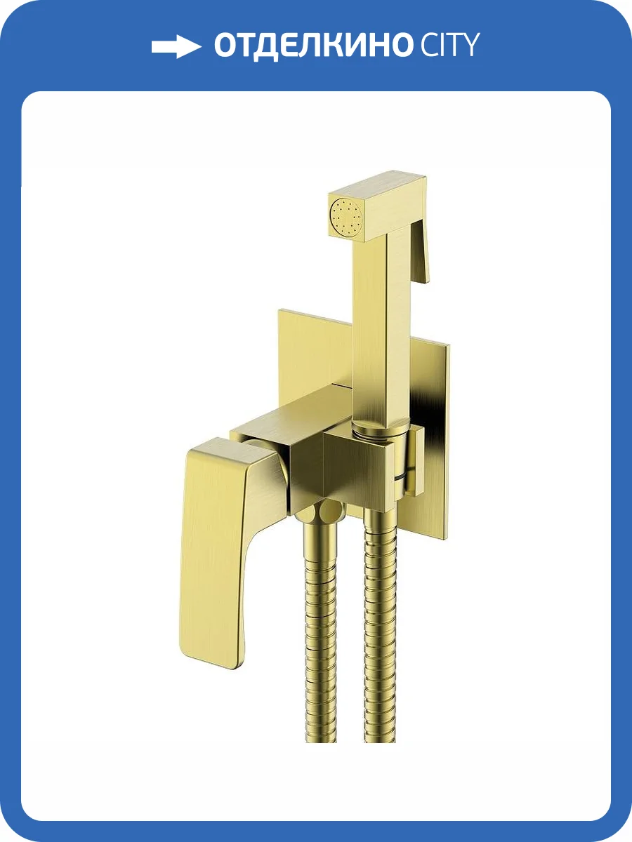 Гигиенический душ Raglo R01.52.03 золотой матовый фото 3