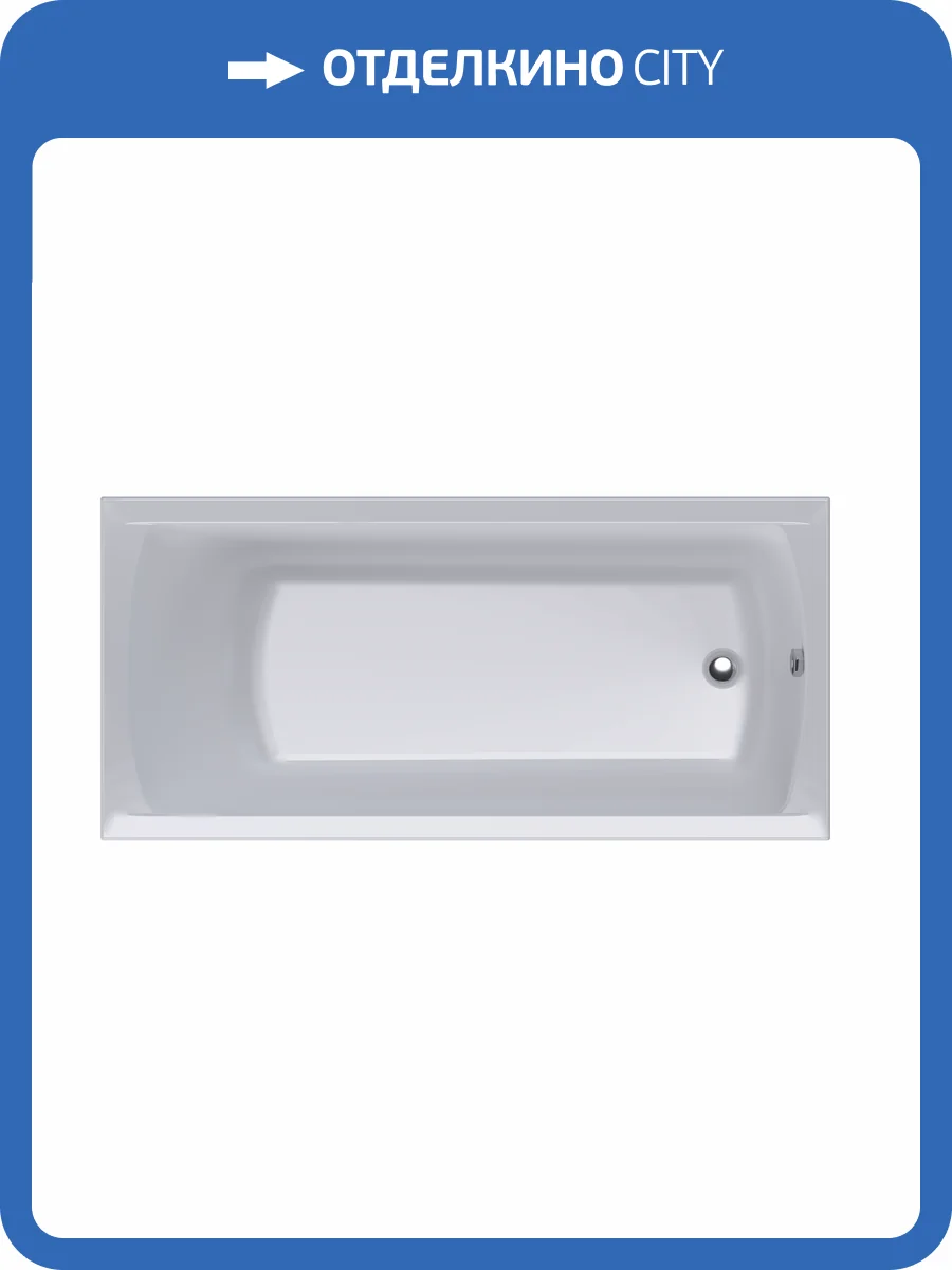 Акриловая ванна Creto Modalia 170x80 с каркасом фото 8