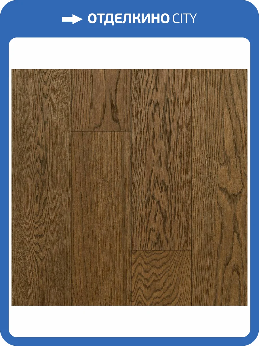 Паркетная доска Quartz Parquet Классик 410 Дуб Рустикальный 400-1220x152x5 фото 2