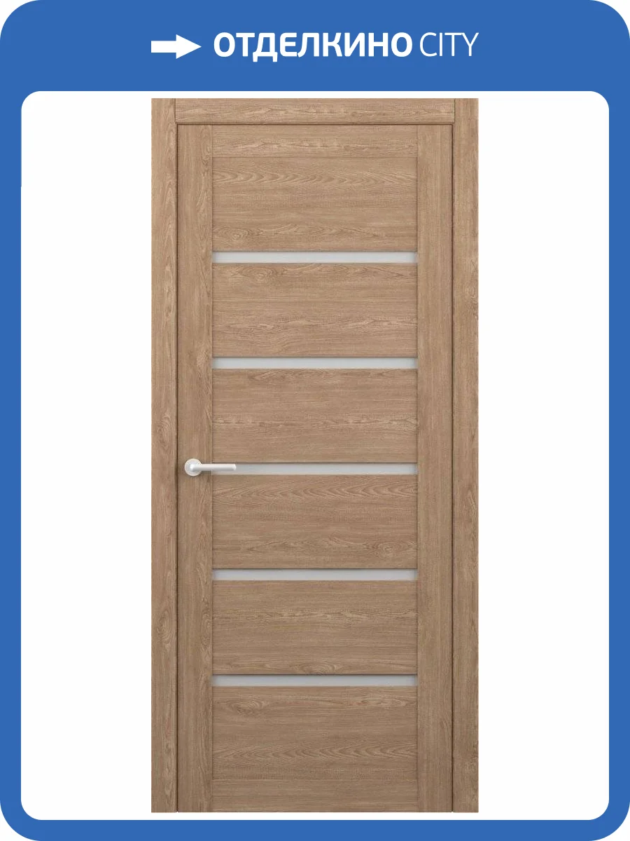 Межкомнатная дверь Albero Вена остеклённая дуб натуральный мателюкс 900x2000 фото 2