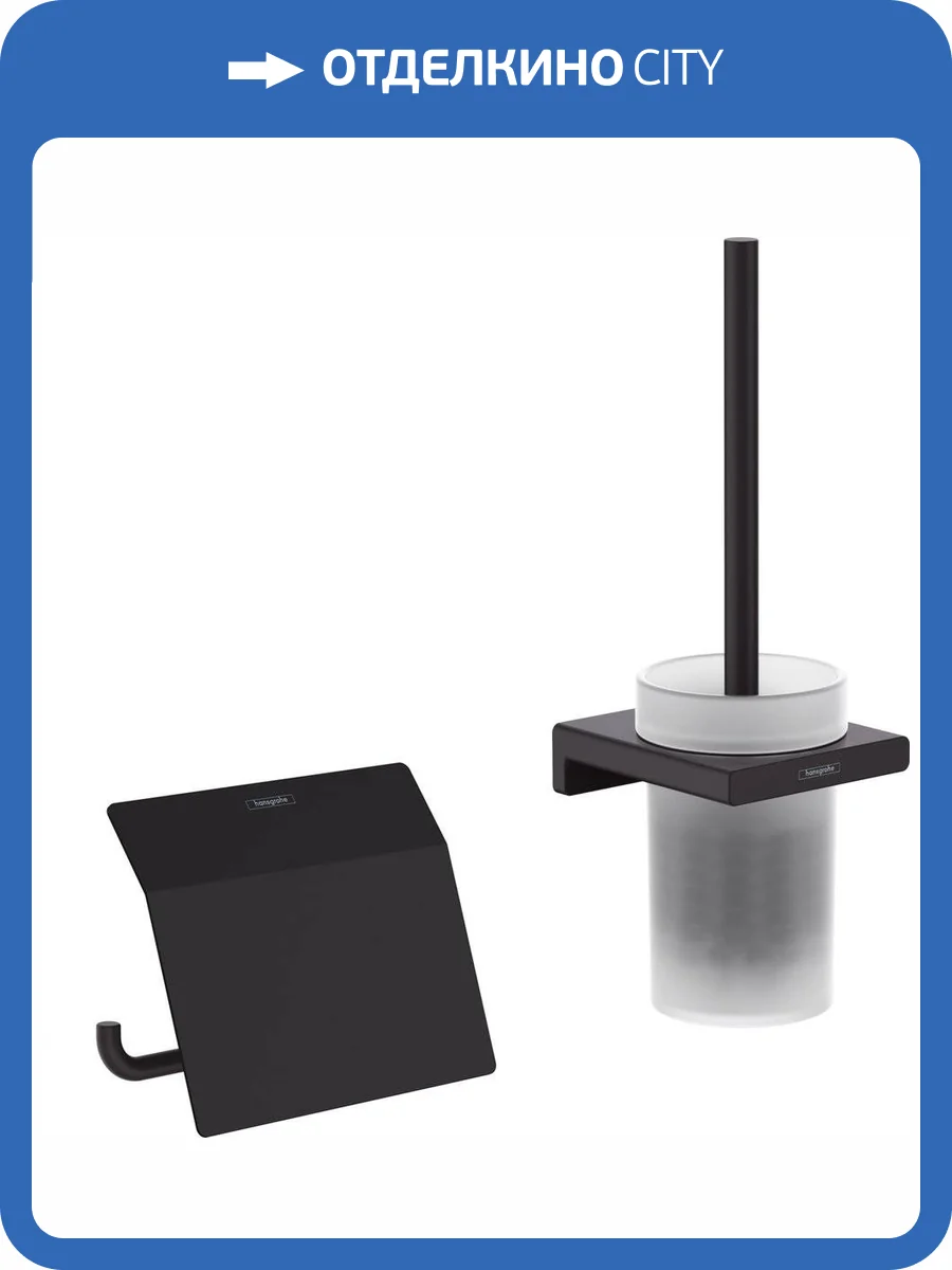 Набор Hansgrohe AddStoris 41752670 + 41753670 матовый черный фото 6