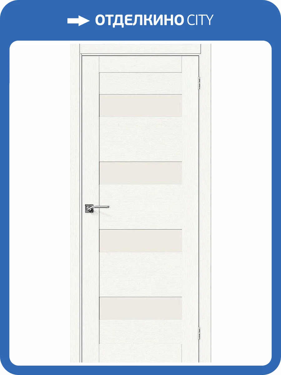 Межкомнатная дверь Mr. Wood Вуд Модерн-23 1330028 Whitey 200x90 фото 2