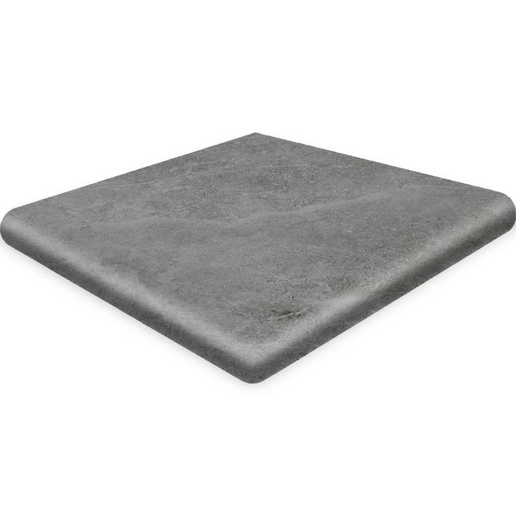 Ступень Gres de Aragon Petra 906824 Esquina Redonda Antracita Antideslizante 33x33