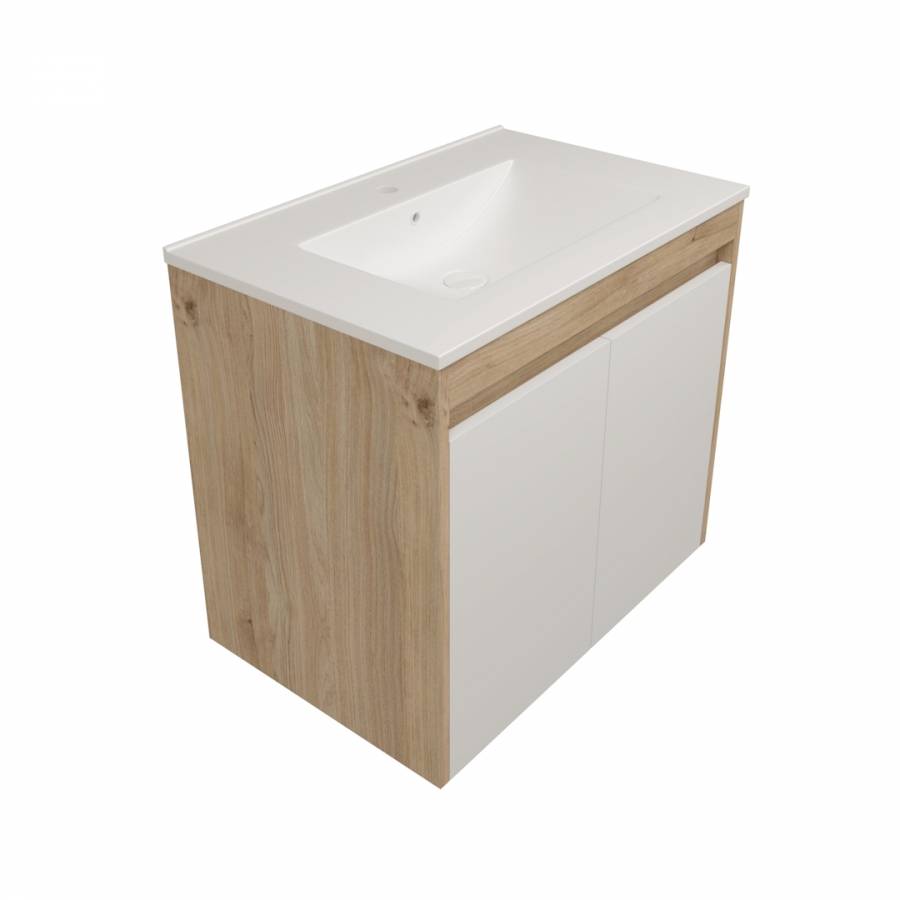 Фасад для тумбы Watersense Milana W00967 белый, 70 см