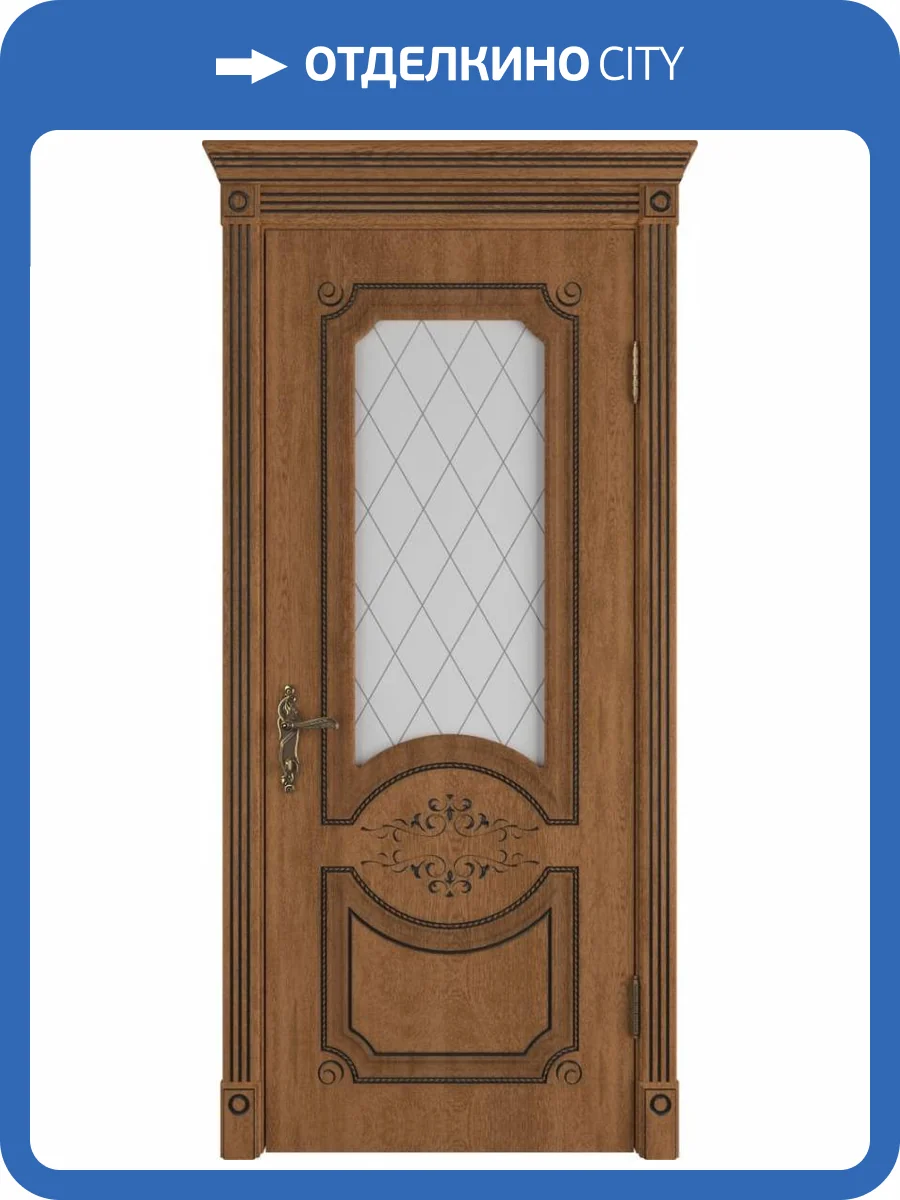 Межкомнатная дверь Владимирская Фабрика Дверей Milana Honey Classic PB стекло Art Cloud 800x2000 фото 2