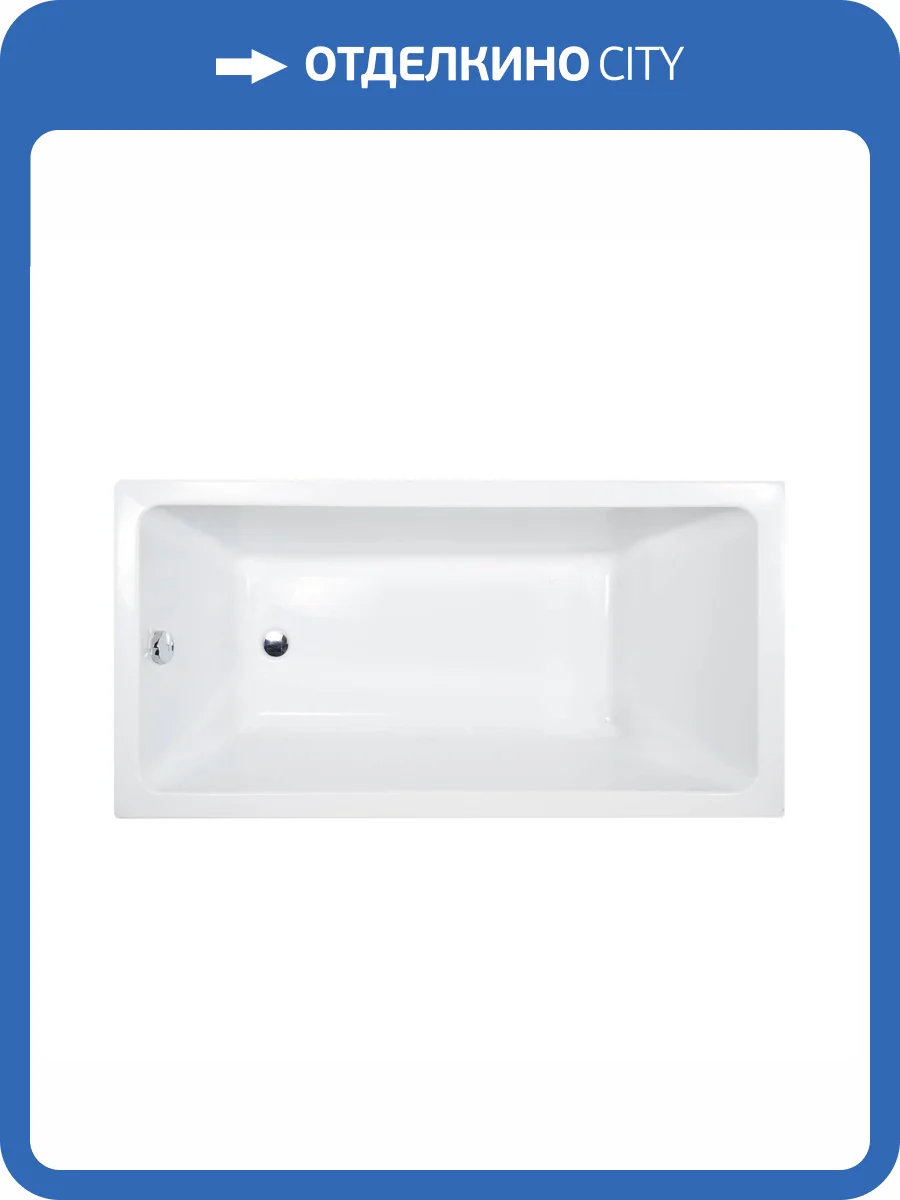 Акриловая ванна Creto Bosco 150x75 с каркасом фото 8