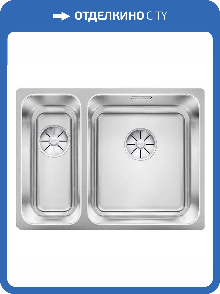 Мойка кухонная Blanco Solis 340/180-U 526128 нержавеющая сталь фото 6