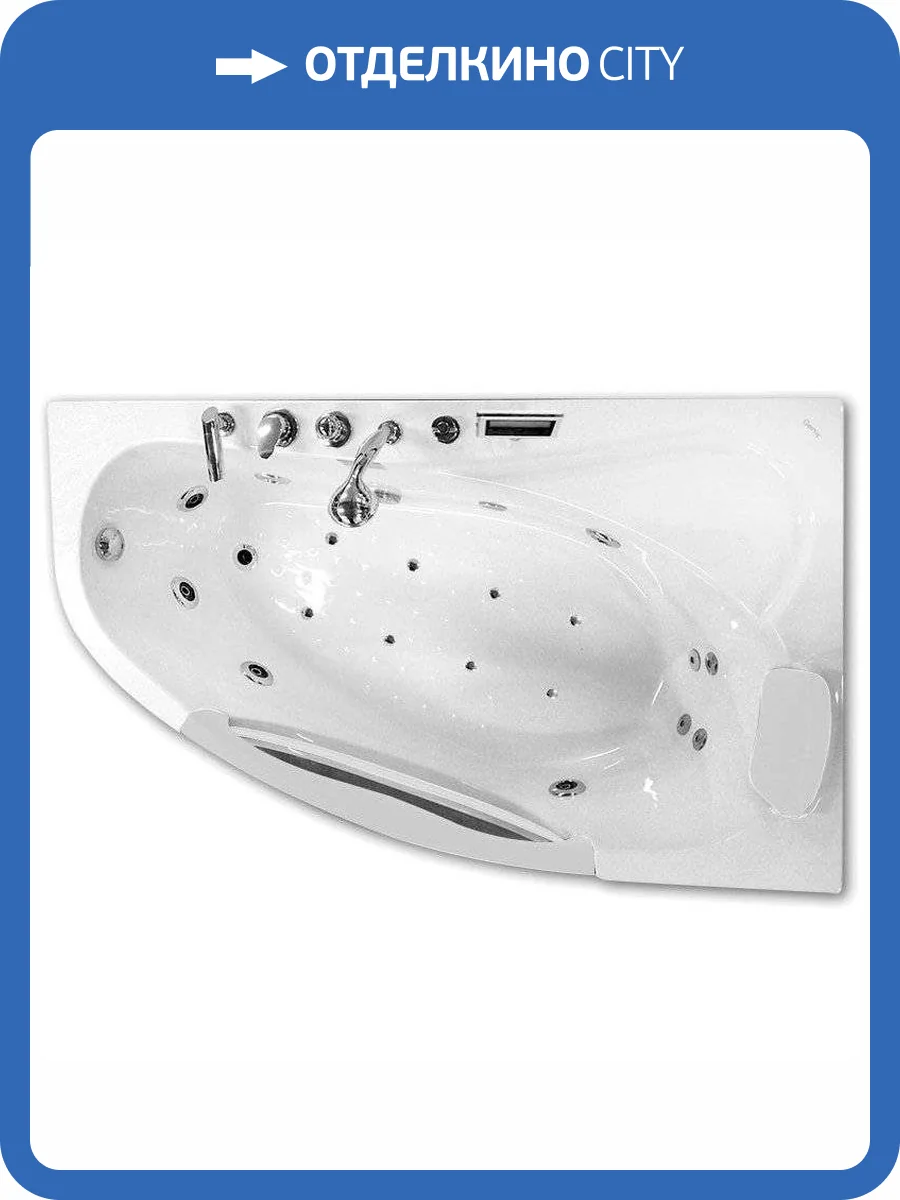 Акриловая ванна Gemy G9046 K R 160x100 правая фото 5