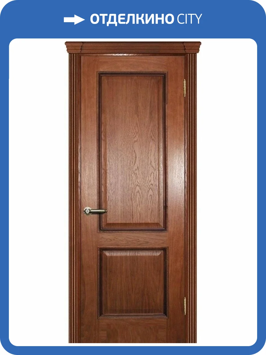 Межкомнатная дверь шпон Текона ФРЕЙМ 02, глухая, дуб, патина шоколад 700x2000 фото 2