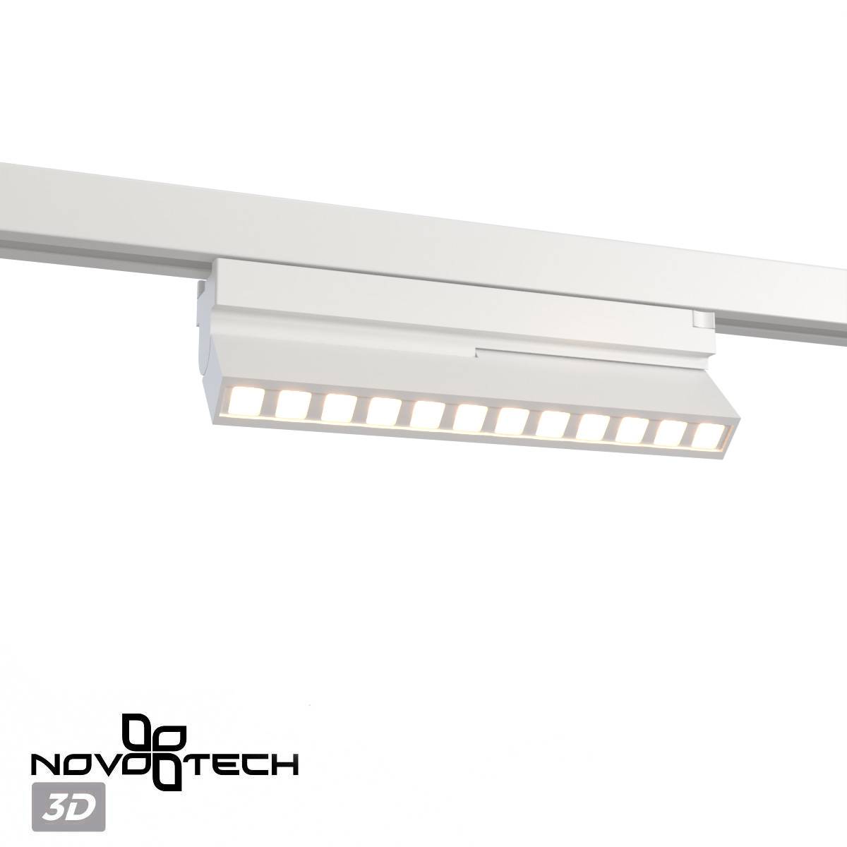 Трековый линейный светодиодный светильник Novotech EOS 359745 фото 9