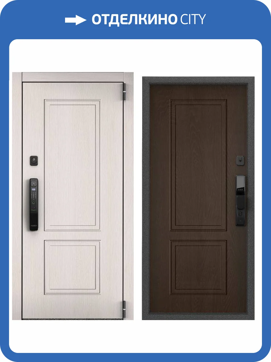 Входная стальная дверь Torex CYBER PRO PP 1744052 Лиственница белая (арт. ПВХ Лиственница белая)/ПВХ Дуб коньяк 2050x880 фото 2