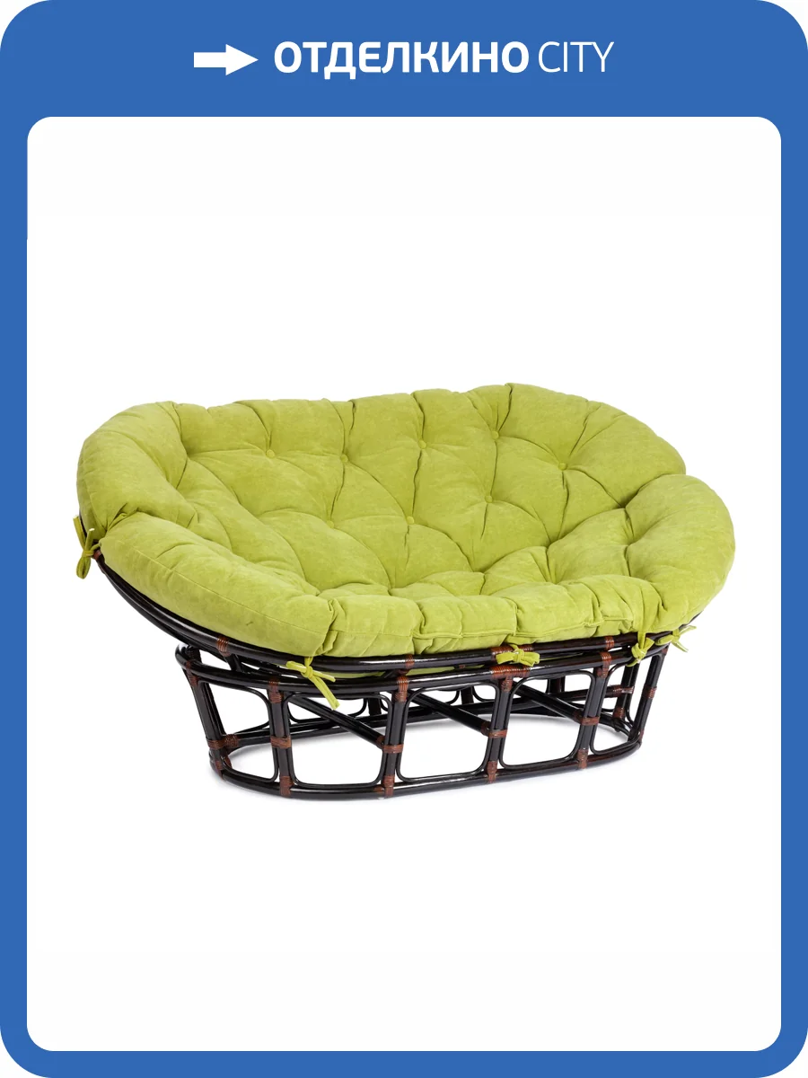 Диван Tetchair Mamasan 23/02 W 24257 Antique brown, флок, олива, 23 фото 17