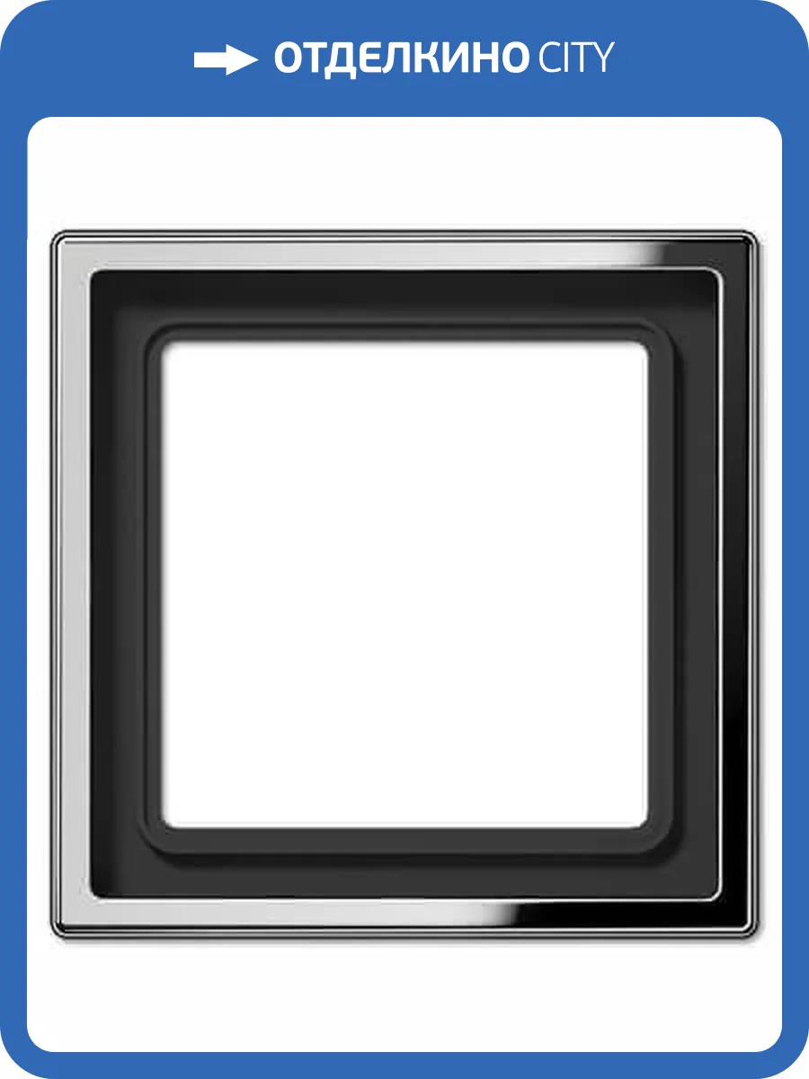 Рамка 1-постовая Jung LS 990 блестящий хром GCR2981 фото 2