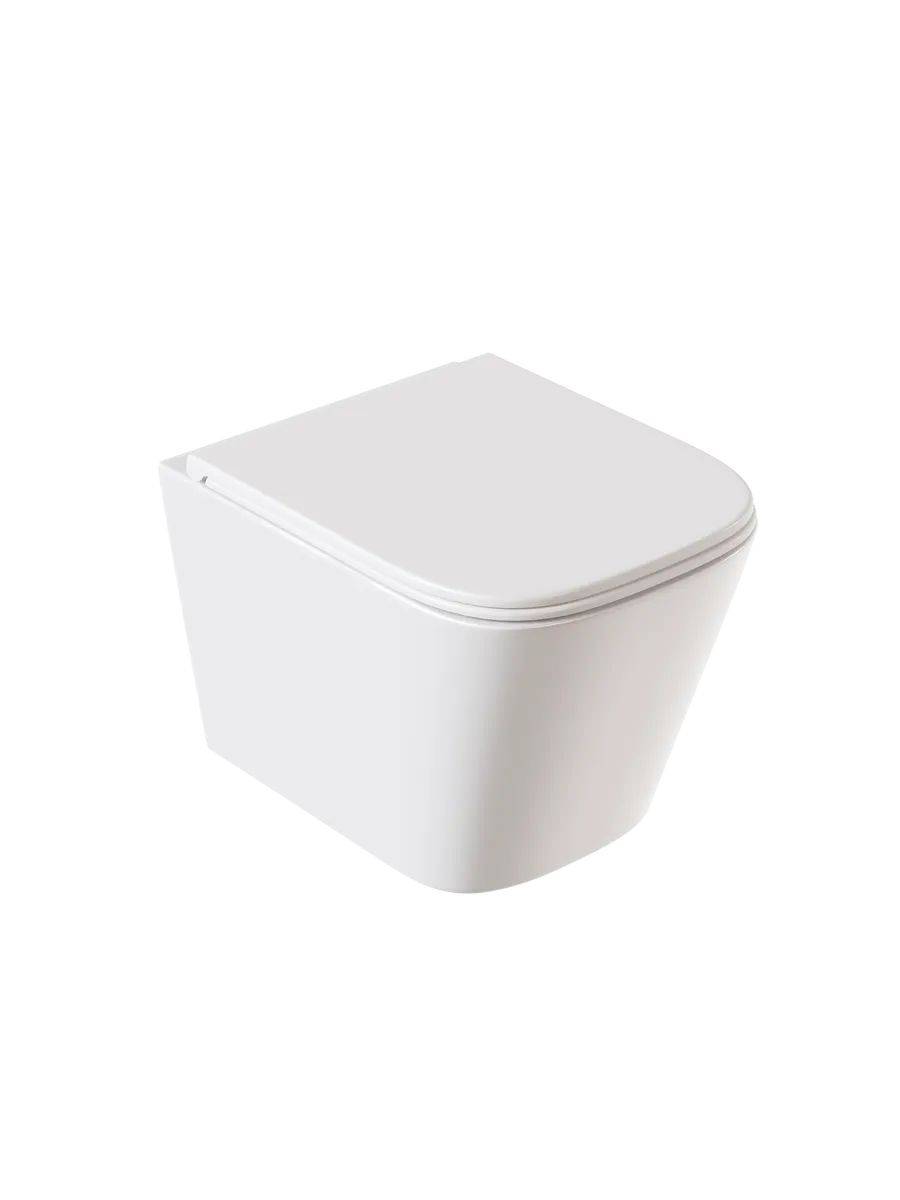 Унитаз подвесной Watersense Eva S W00081 безободковый, сиденье микролифт фото 10