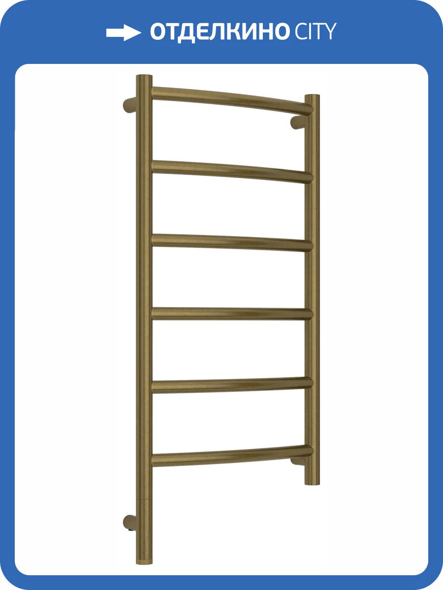 Полотенцесушитель электрический Сунержа Галант 3.1 05-6000-8040 Состаренная бронза, 80x40 фото 5