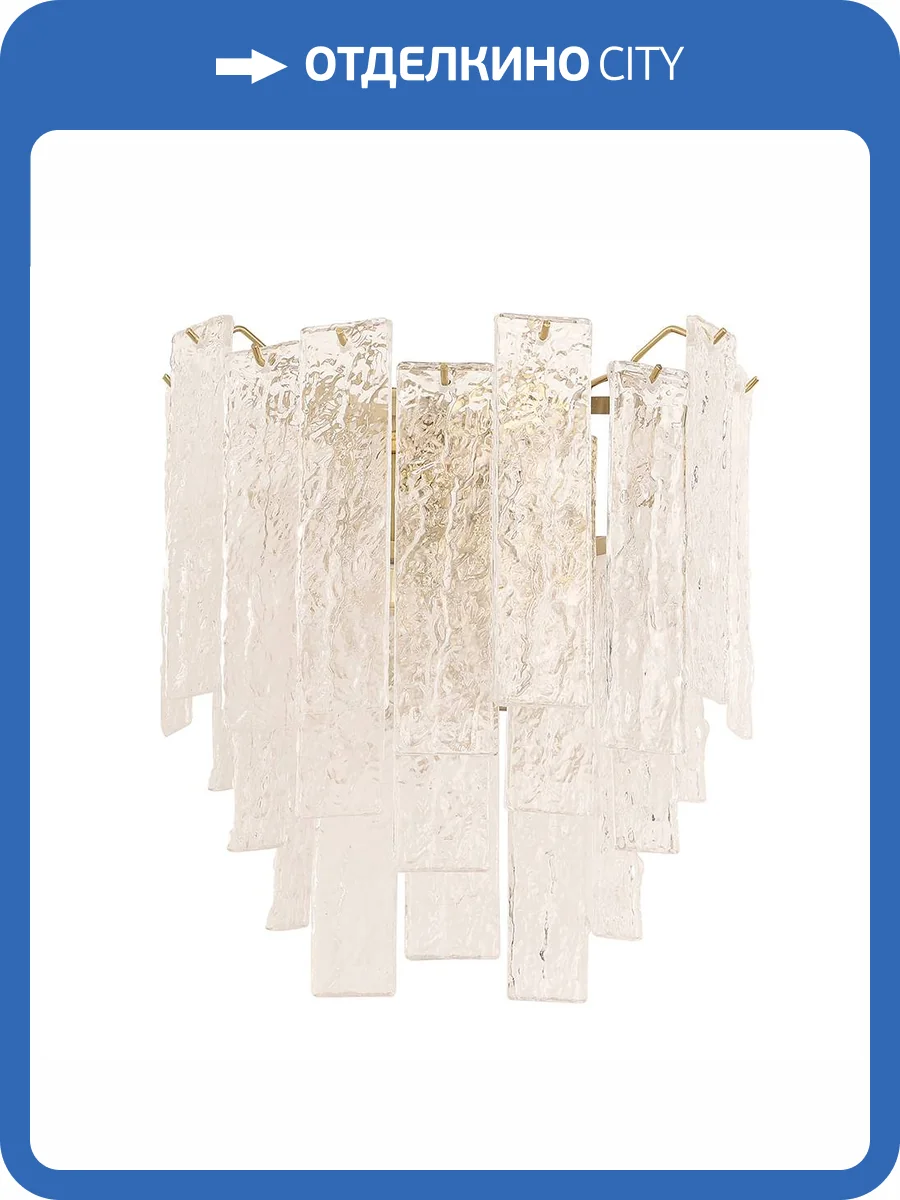 Настенный светильник Crystal Lux RICARDO AP3 BRASS фото 5