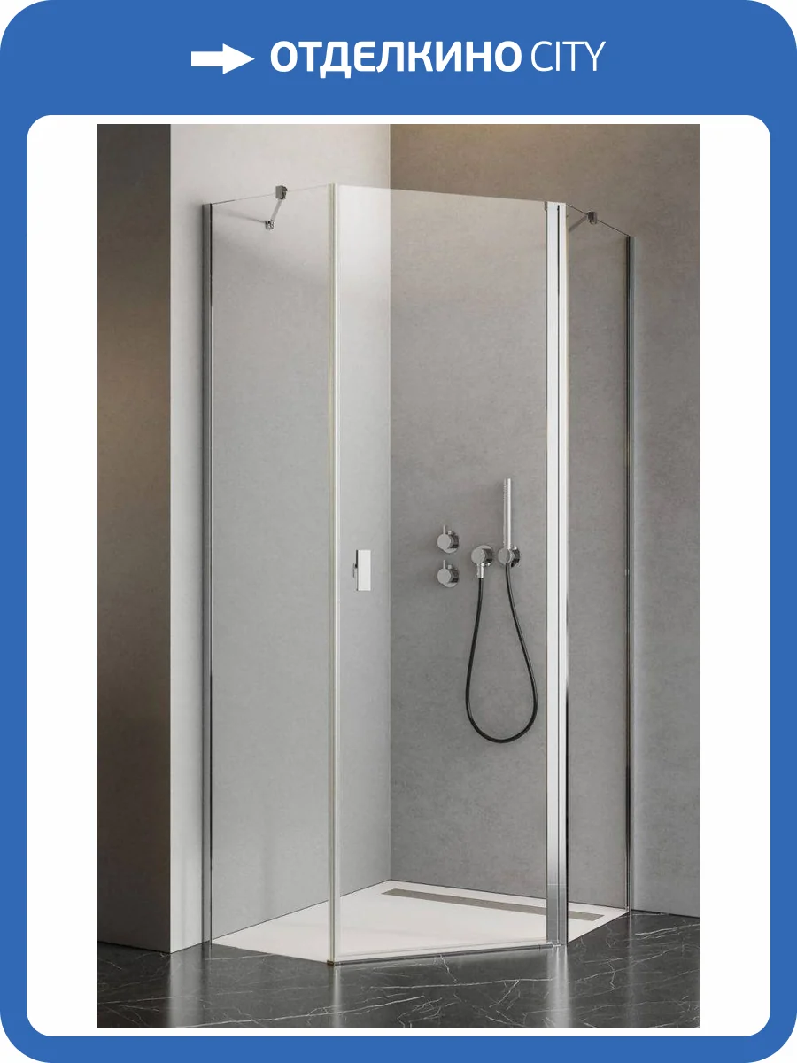 Боковая стенка Radaway Nes PTJ Walls 10052800-01-01 Хром, Прозрачное 90x200 (2/2) фото 2