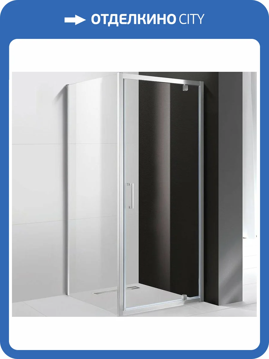 Душевой уголок Cezares Momento MOLVENO-AH-1-90/100-C-Cr-IV профиль хром, стекло прозрачное, 100x90 фото 3