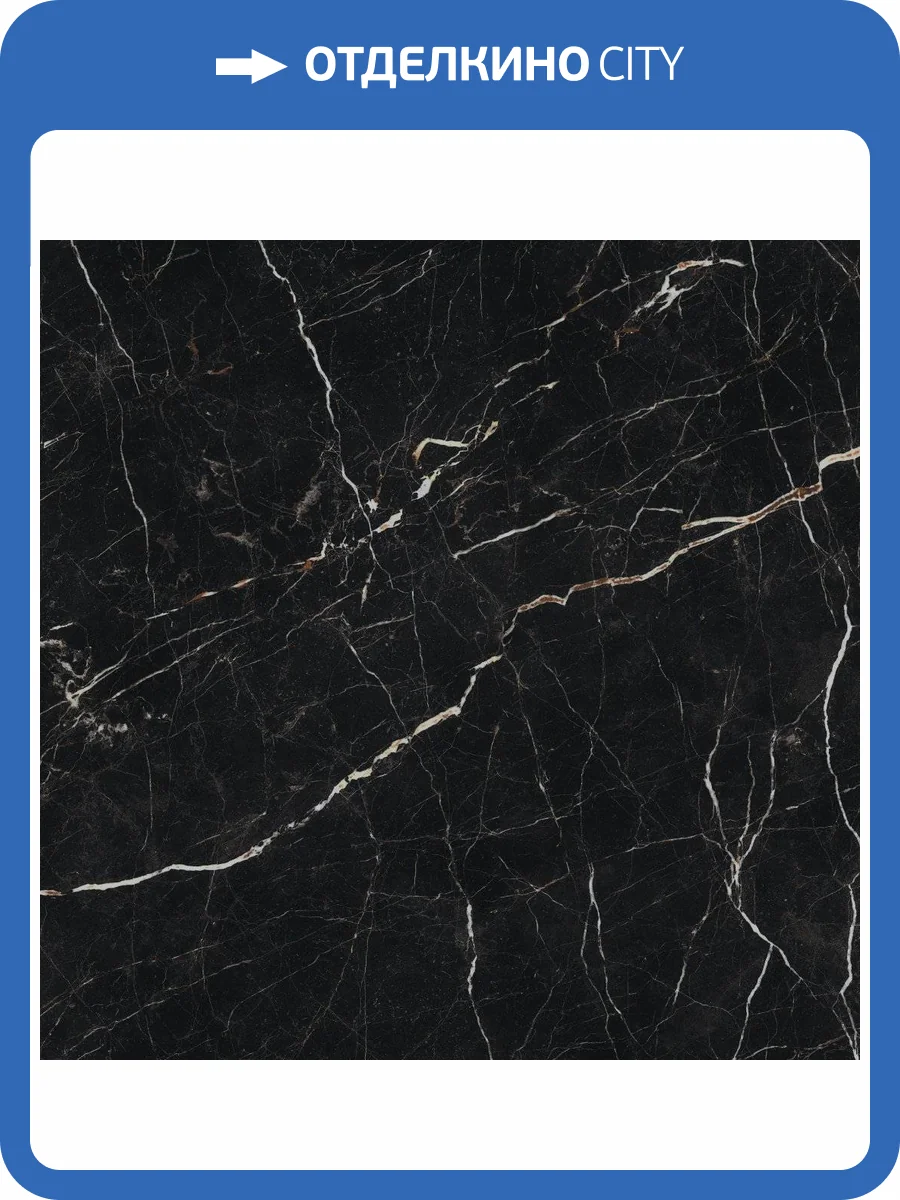 Керамогранит Atlas Concorde Russia Allure 610010001963 Imperial Black Rett / Аллюр Империал Блек Рет 60x60 фото 2