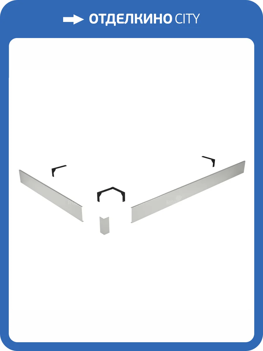 Экран для поддона RGW N/ST-21 W белый, 70x170 фото 2