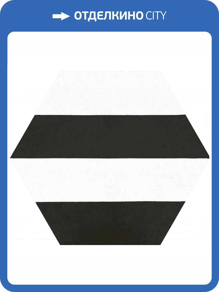 Керамогранит Codicer Porto Capri Black 22x25 фото 3