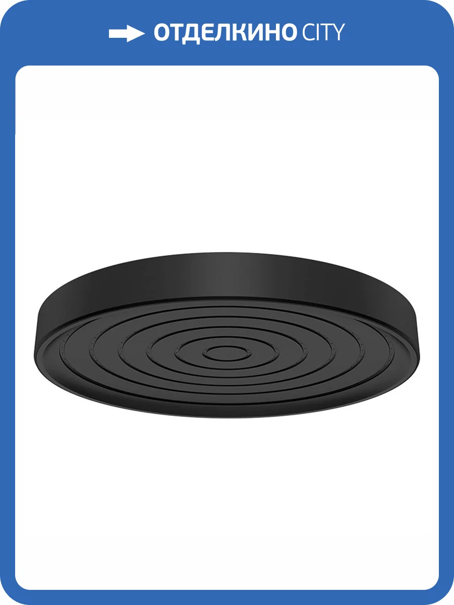 Верхний душ AQUAme AQM8603MB черный, диаметр 300 мм фото 3