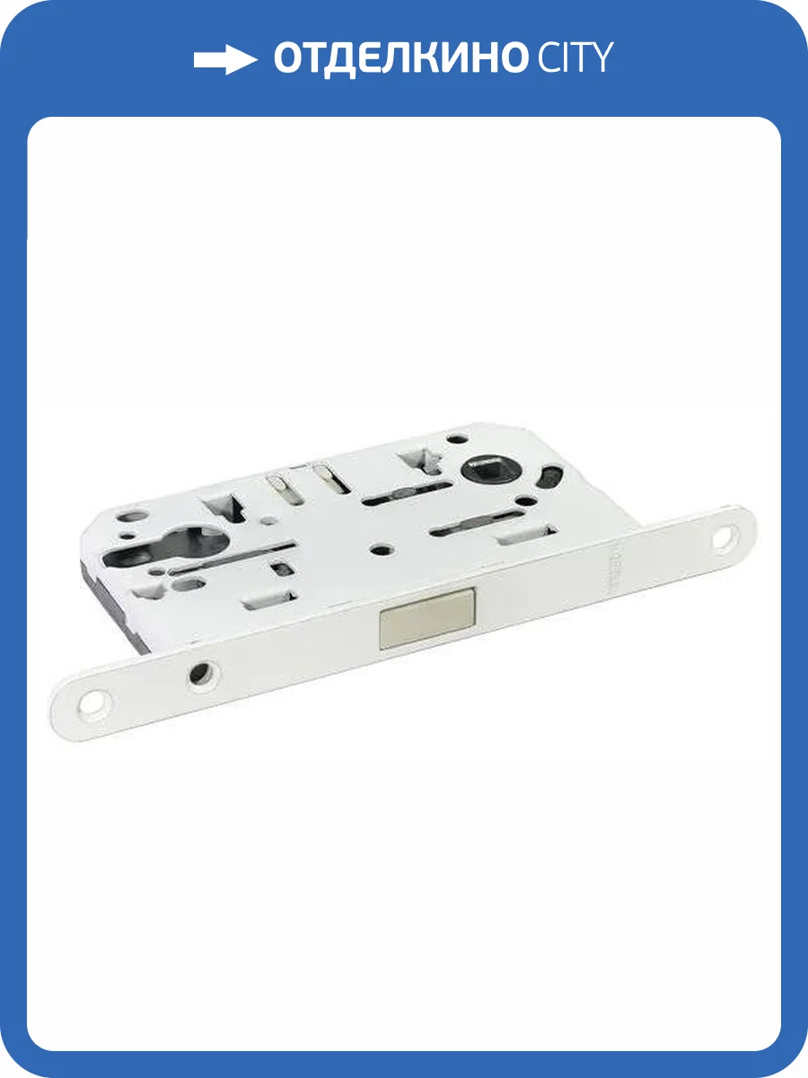 Защелка Morelli M1885 W белый, под цилиндр, магнитная фото 3