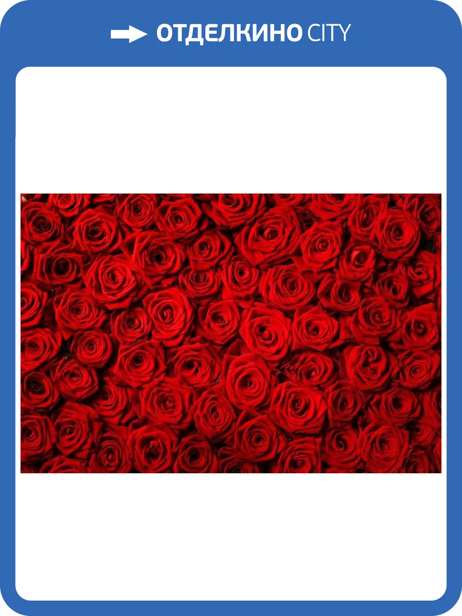 3D Фотообои Artegrafico «Миллион алых роз» ROS-012 песок фото 2