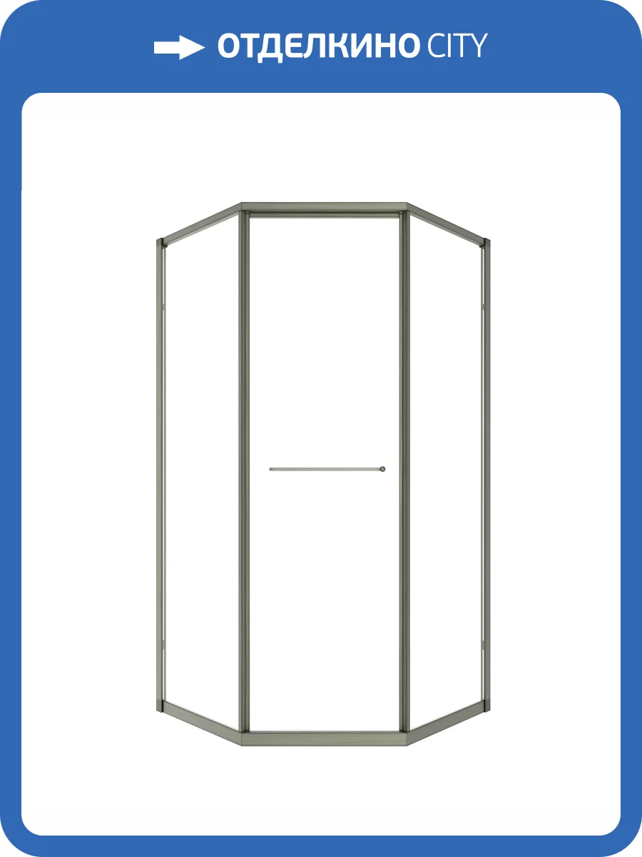 Душевой уголок Timo TTSS-100/13C-8L профиль никель, стекло прозрачное, 100x100x200 фото 4
