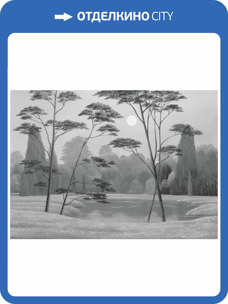 Бесшовные Eco обои Ortograf Sacramento 34441 Ночное озеро 3 Ворс ОЕ фото 2