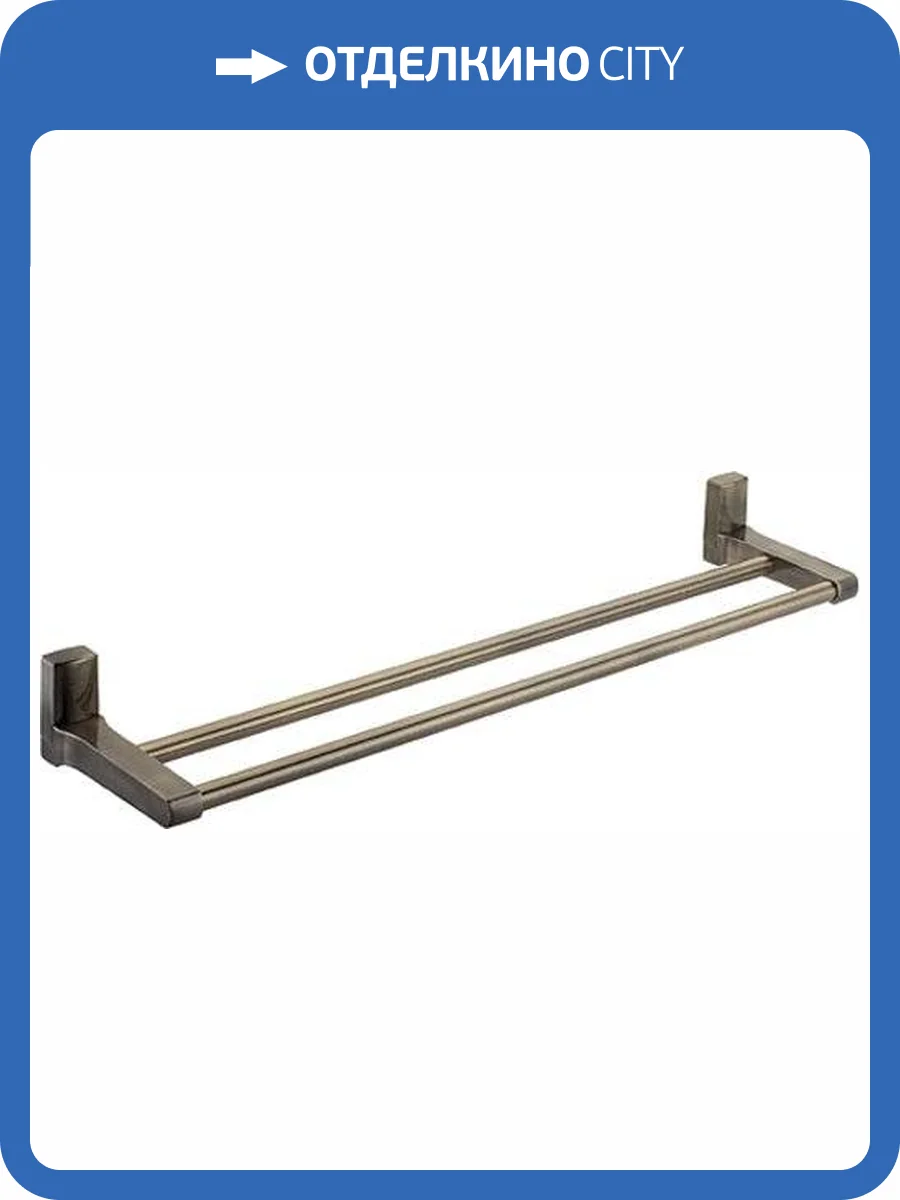 Полотенцедержатель Wasserkraft Exter K-5240 двойной фото 6