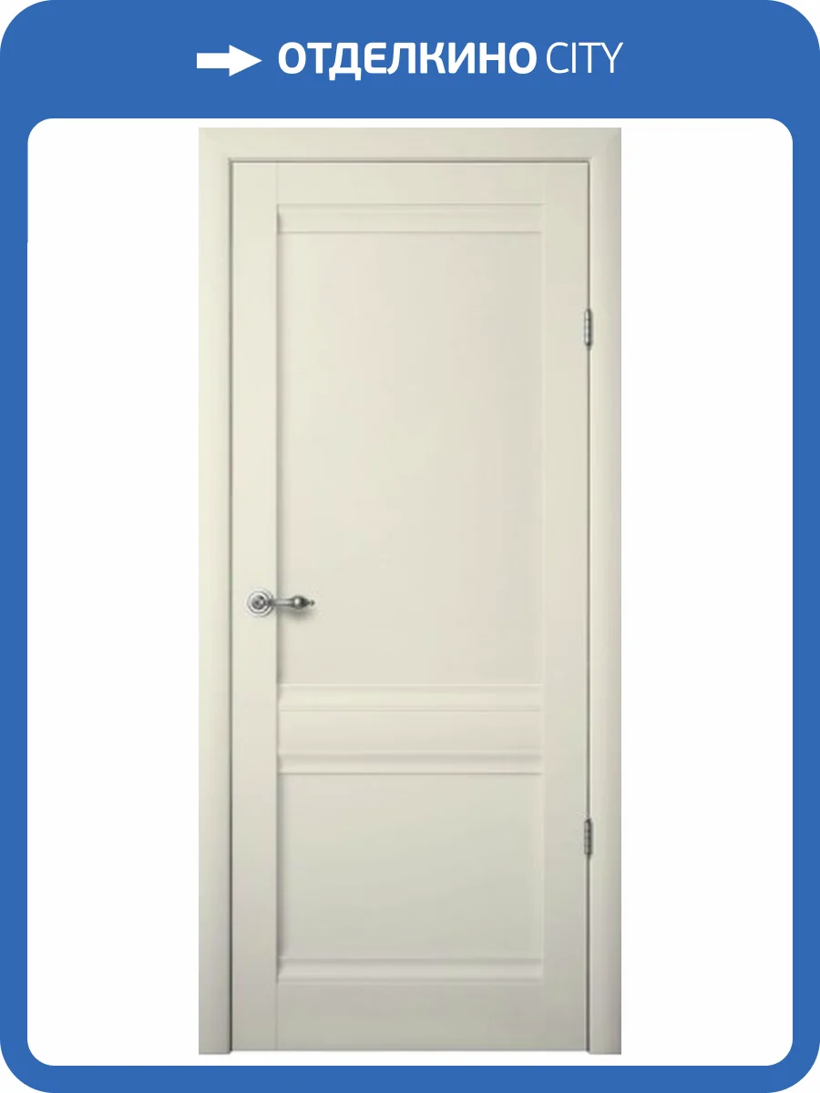 Межкомнатная дверь Albero Рим глухая ваниль 600x2000 фото 2