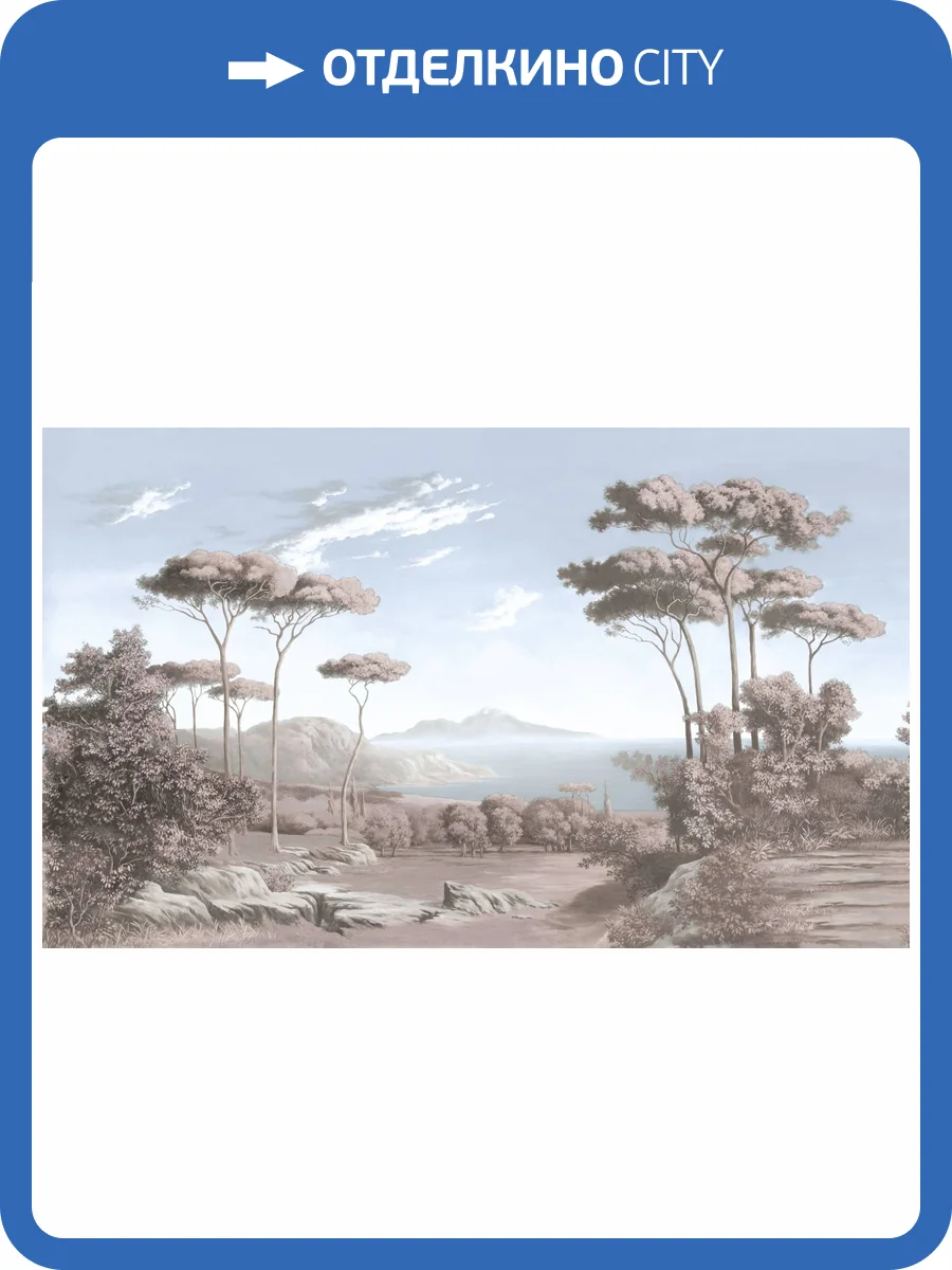 Фреска Ortograf Sacramento 34428 Остров в тумане 2 Филиграна со стразами FM-F/S фото 2