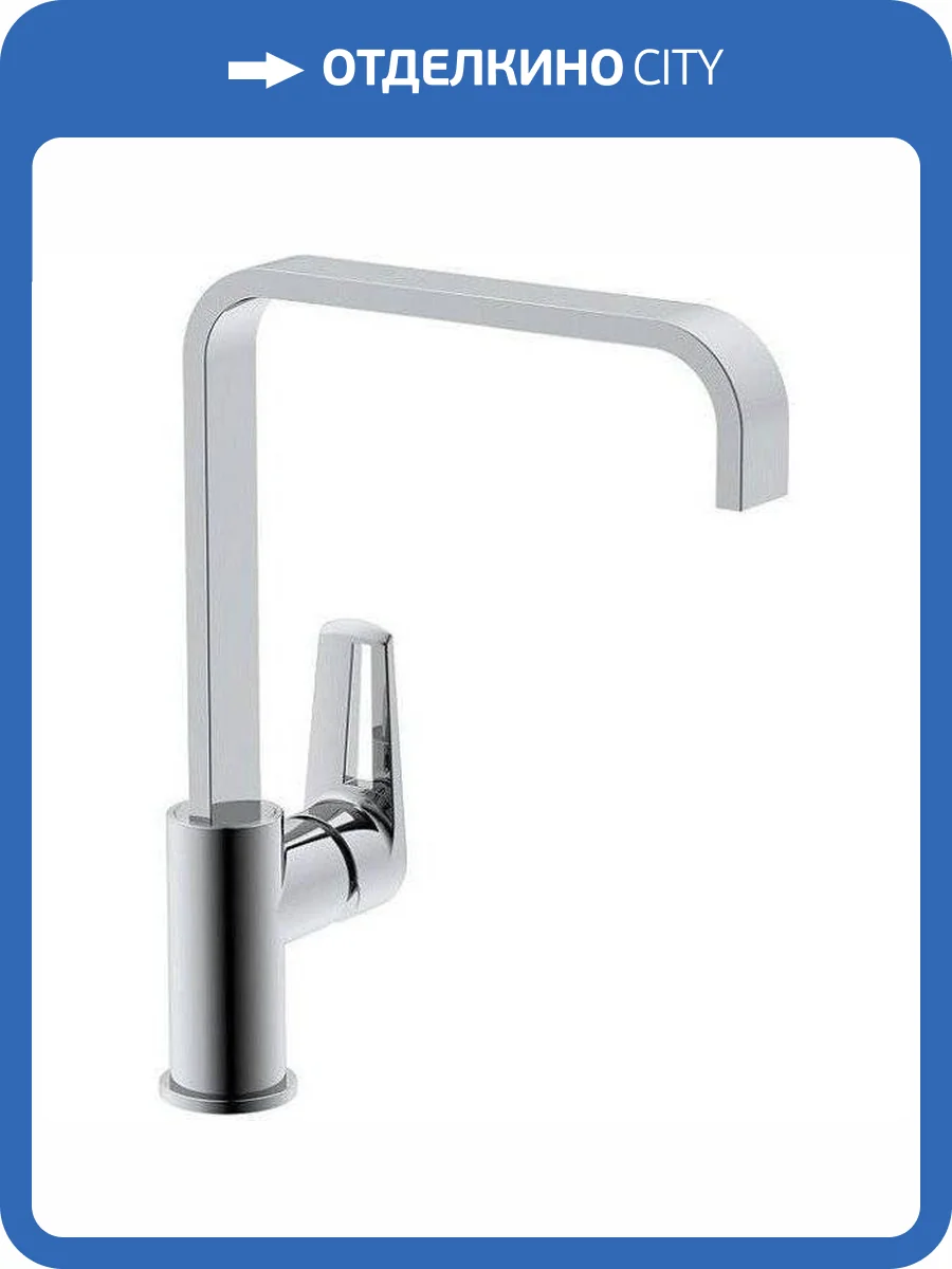 Смеситель для кухни Aquanet Logic AF320-41C высокий, хром фото 3